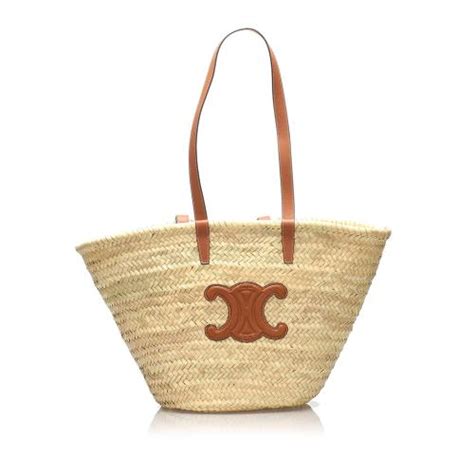 celine edge bag medium|Celine straw tote.